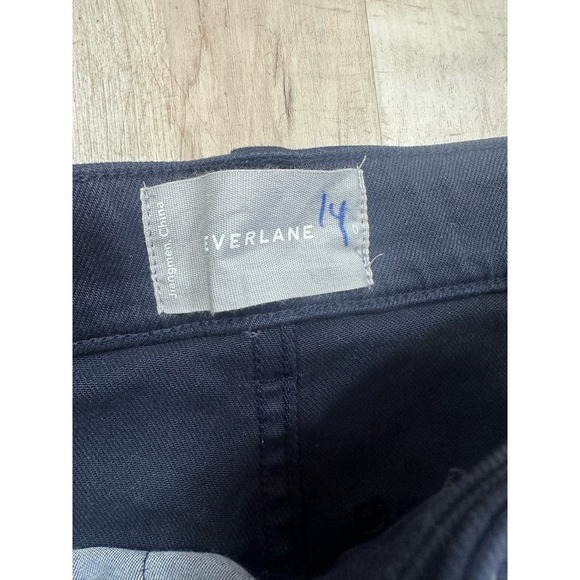 NWT Everlane cropped slim navy pant - Picture 7 of 10